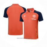 Camiseta Polo del Manchester United 2024-2025 Naranja