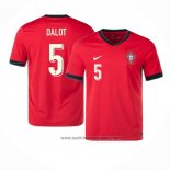Camiseta Portugal Jugador Dalot 1ª Equipacion del 2024