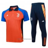 Conjunto Polo del Juventus 2024-2025 Naranja