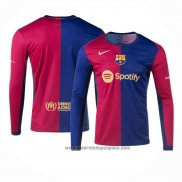 Camiseta Barcelona 1ª Equipacion del Manga Larga 2024-2025