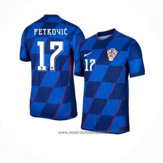 Camiseta Croacia Jugador Petkovic 2ª Equipacion del 2024