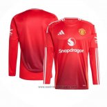 Camiseta Manchester United 1ª Equipacion del Manga Larga 2024-2025