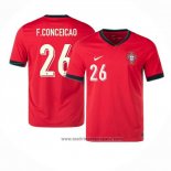 Camiseta Portugal Jugador F.Conceicao 1ª Equipacion del 2024