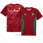 Camiseta Pre Partido del Marruecos 2024 Rojo