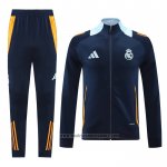 Chandal de Chaqueta del Real Madrid 2024-2025 Azul Oscuro