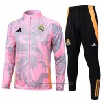 Chandal de Chaqueta del Real Madrid Dragon 2024-2025 Rosa