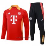 Chandal de Sudadera del Bayern Munich 2024-2025 Rojo