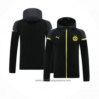 Chaqueta con Capucha del Borussia Dortmund 2024-2025 Negro