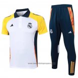 Conjunto Polo del Real Madrid 2024-2025 Blanco