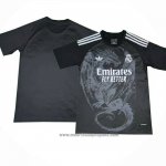 Tailandia Camiseta Real Madrid Dragon 2024-2025 Negro Gris