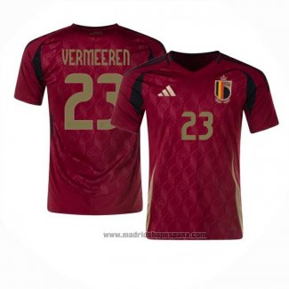 Camiseta Belgica Jugador Vermeeren 1ª Equipacion del 2024