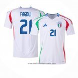 Camiseta Italia Jugador Fagioli 2ª Equipacion del 2024-2025