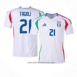 Camiseta Italia Jugador Fagioli 2ª Equipacion del 2024-2025