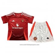 Camiseta Manchester United 1ª Equipacion del Nino 2024-2025