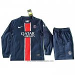 Camiseta Paris Saint-Germain 1ª Equipacion del Manga Larga Nino 2024-2025