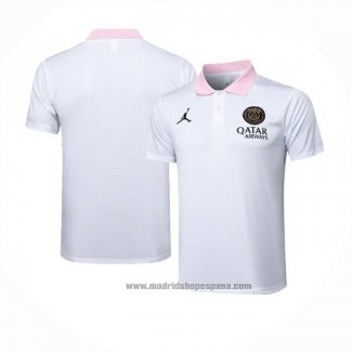 Camiseta Polo del Paris Saint-Germain Jordan 2024-2025 Blanco