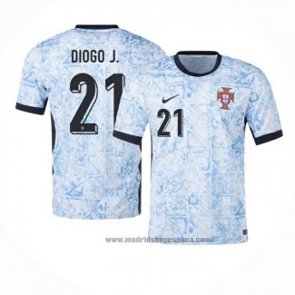 Camiseta Portugal Jugador Diogo J. 2ª Equipacion del 2024