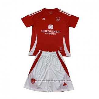 Camiseta Stade Brestois 1ª Equipacion del Nino 2024-2025