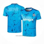 Camiseta de Entrenamiento Chelsea 2024-2025 Azul