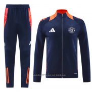 Chandal de Chaqueta del Manchester United 2024-2025 Azul