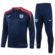 Chandal de Sudadera del Inglaterra 2024-2025 Azul