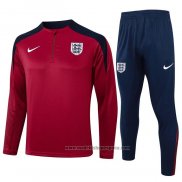 Chandal de Sudadera del Inglaterra 2024-2025 Rojo