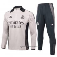 Chandal de Sudadera del Real Madrid 2024-2025 Rosa Claro