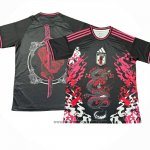 Tailandia Camiseta Japon Dragon 2024-2025 Negro y Rosa