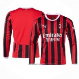 Camiseta AC Milan 1ª Equipacion del Manga Larga 2024-2025