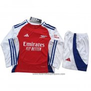 Camiseta Arsenal 1ª Equipacion del Manga Larga Nino 2024-2025