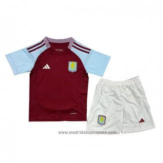 Camiseta Aston Villa 1ª Equipacion del Nino 2024-2025