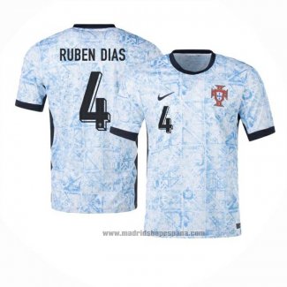 Camiseta Portugal Jugador Ruben Dias 2ª Equipacion del 2024