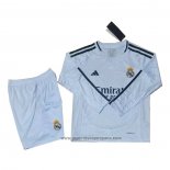 Camiseta Real Madrid 1ª Equipacion del Manga Larga Nino 2024-2025