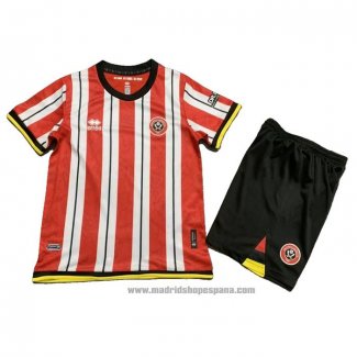 Camiseta Sheffield United 1ª Equipacion del Nino 2024-2025