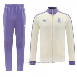 Chandal de Chaqueta del Real Madrid 2024-2025 Amarillo