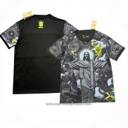 Tailandia Camiseta Brasil Jesus 202024-2025 Negro