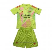 Camiseta Arsenal Portero Nino 2024-2025 Verde