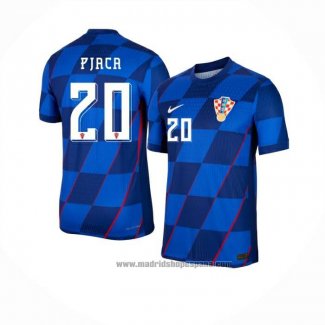 Camiseta Croacia Jugador Pjaca 2ª Equipacion del 2024