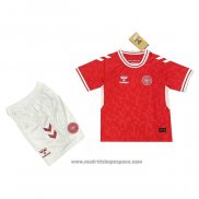 Camiseta Dinamarca 1ª Equipacion del Nino 2024