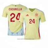 Camiseta Espana Jugador Cucurella 2ª Equipacion del 2024