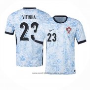 Camiseta Portugal Jugador Vitinha 2ª Equipacion del 2024