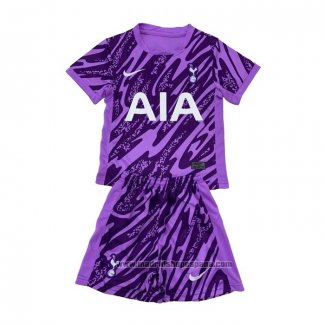 Camiseta Tottenham Hotspur Portero 3ª Equipacion del Nino 2024-2025