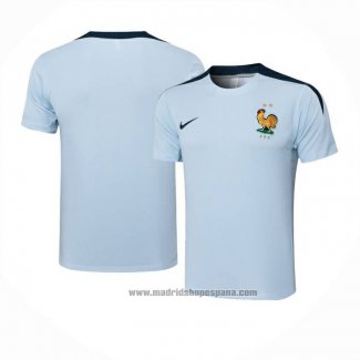 Camiseta de Entrenamiento Francia 2024-2025 Azul Claro