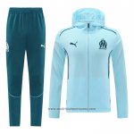 Chandal con Capucha del Olympique Marsella 2024-2025 Azul