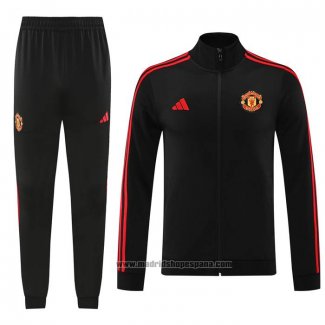 Chandal de Chaqueta del Manchester United 2024-2025 Negro