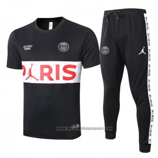 Chandal del Paris Saint-Germain Manga Corta 2020-2021 Negro