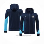 Chaqueta con Capucha del Chelsea 2024-2025 Azul