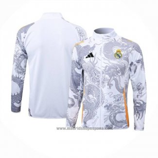 Chaqueta del Real Madrid Dragon 2024-2025 Blanco